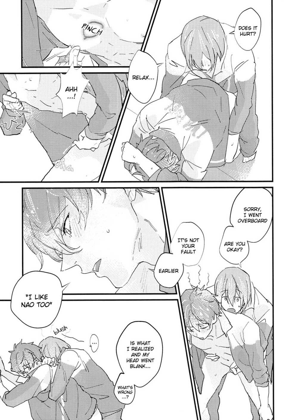 (C89) [Phlodexy, POROROCA (Yamano, Yoneji)] Better Half (High☆Speed! Free! Starting Days) [English] [Holy Mackerel] [Incomplete] - Page 12