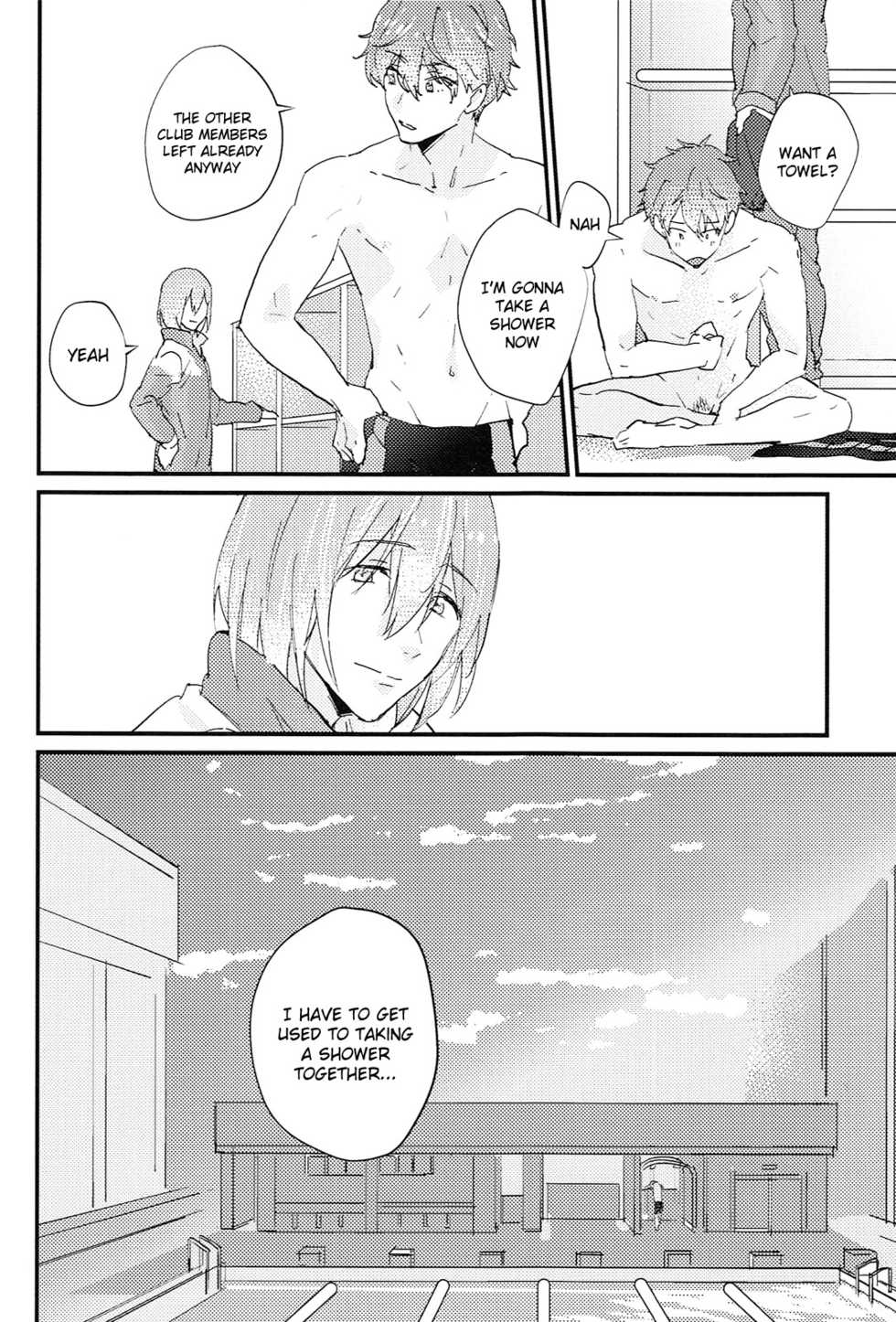 (C89) [Phlodexy, POROROCA (Yamano, Yoneji)] Better Half (High☆Speed! Free! Starting Days) [English] [Holy Mackerel] [Incomplete] - Page 13