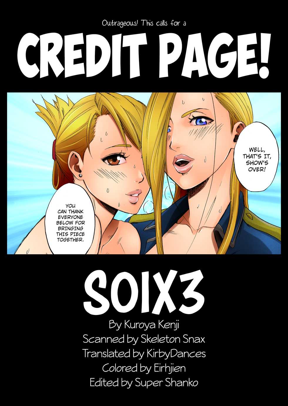 (C74) [R55 Kyouwakoku (Kuroya Kenji)] SOIX 3 (Fullmetal Alchemist) [English] [KirbyDances] [Colorized] [Decensored] - Page 27