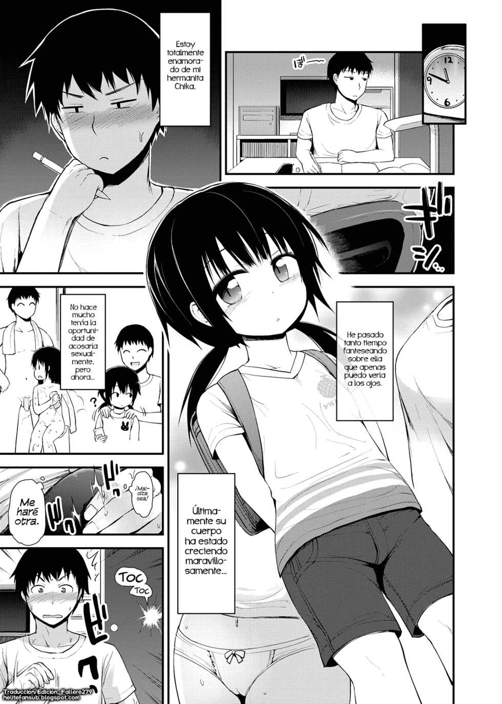 [Fujisaka Lyric] Imouto ga Ichiban Kawaii | Mi hermanita es la más linda (LQ -Little Queen- Vol. 5) [Spanish] [H-E] - Page 3