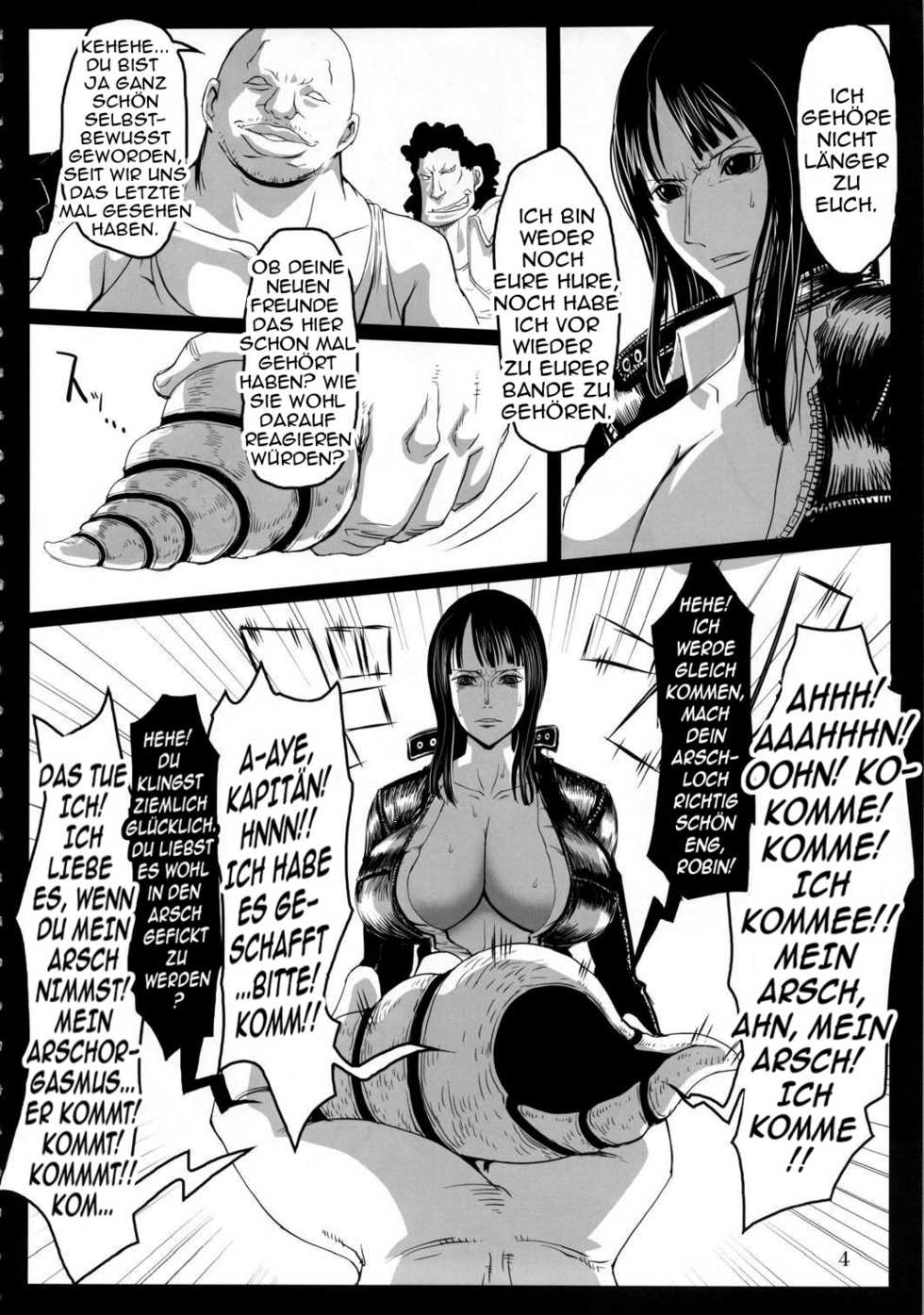 (C78) [8graphica (Yoshitama Ichirou)] Metabolism OP Kyonyuu Kyoshiri Shoufu Nico Robin no Keshi Tai Kako (One Piece) [German] [SchmidtSST] - Page 3