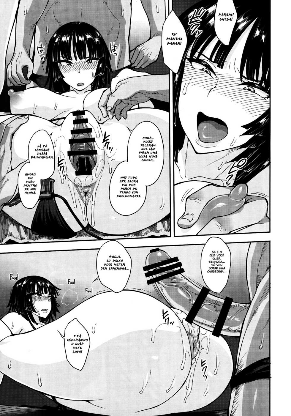 (C89) [Mousou Deguchi (Unou)] Fubuki-gumi Honjitsu mo Ijou Nashi (One Punch Man) [Portuguese-BR] [HentaiDarking] - Page 14