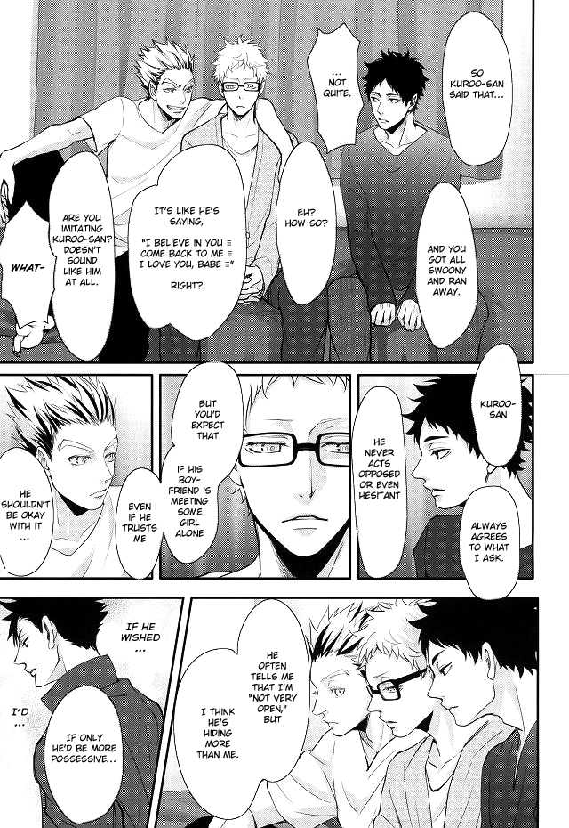 (RTS!!3) [Kuroquis!! (Kuro)] Hito wa Sore o Shitto to Yobu | That's called jealousy (Haikyuu!!) [English] [Zoe] - Page 8