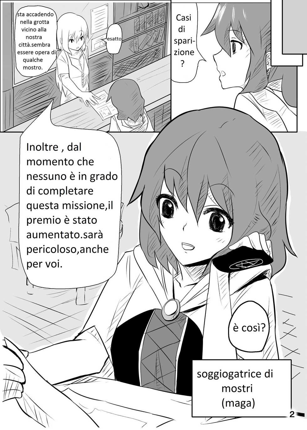 [Intondou (Stealth Moko)] Jingai Lez Rape - Slime Hen - [Italian] [Dragon2991] [Digital] - Page 3