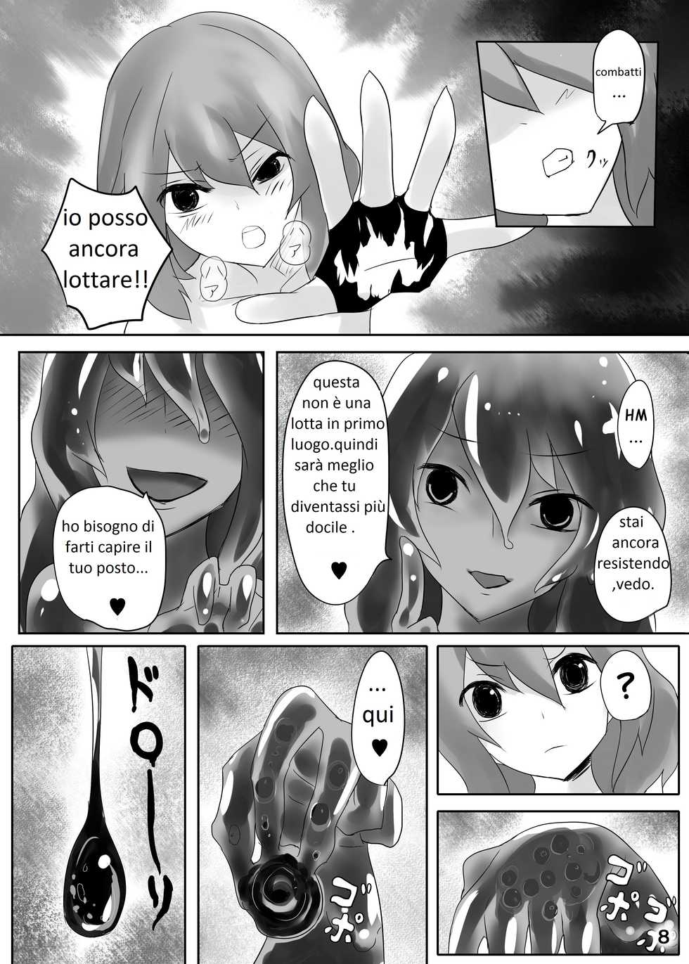 [Intondou (Stealth Moko)] Jingai Lez Rape - Slime Hen - [Italian] [Dragon2991] [Digital] - Page 9