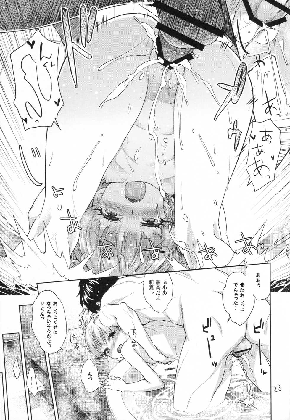 (CINDERELLA FESTIV@L) [Aozora Shoujo (Shirane Taito)] Naisho no Gao Gao Ecchi (THE IDOLM@STER CINDERELLA GIRLS) - Page 22