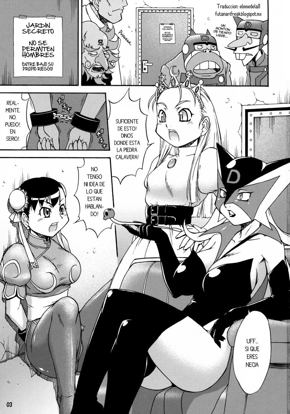 (C76) [Kouei Dou (Katou Jun)] Mikawa Ondo 6 (Tatsunoko vs. Capcom) [Spanish] [ElMoeDela8] - Page 2