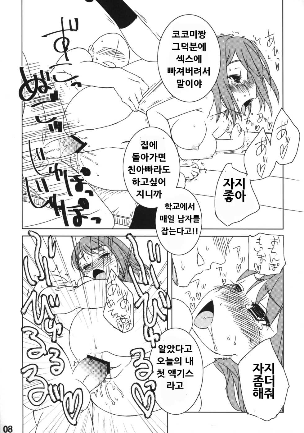 (C87) [Iwamanga Honpo, Momoiro Ginga dan (Iwaman)] IPPAI☆DASHITENE! (Girl Friend BETA) [Korean] [Liberty Library] - Page 9