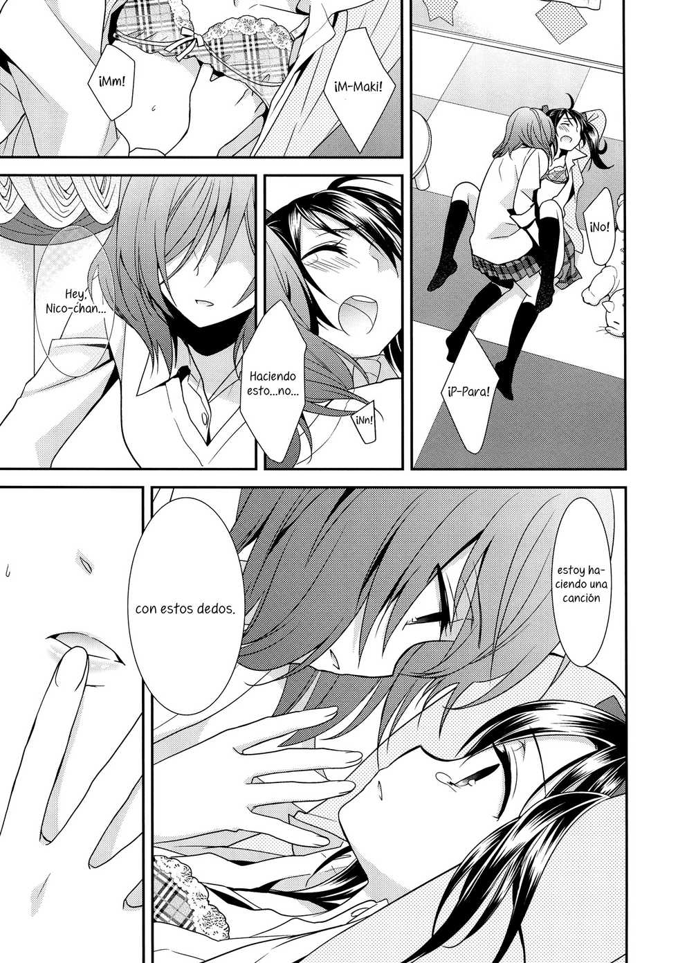 (C86) [Sweet Pea (Ooshima Tomo)] Sakashima no Taiyou ni Sasageru Ai no Uta | Offering A Poem of Love to the Upside Down Sun (Love Live!) [Spanish] [Love Liver Fansub] - Page 24