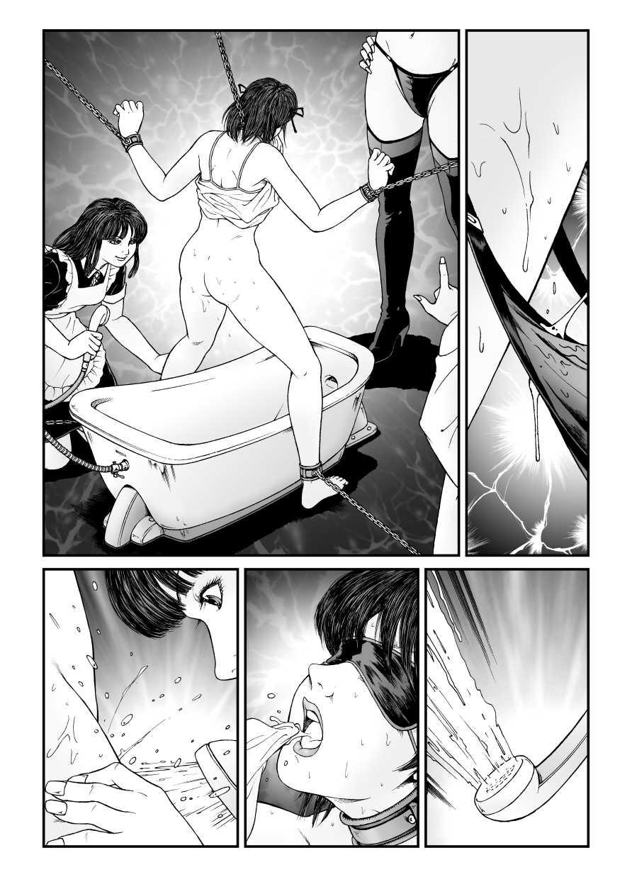 [Nightmare Express -Akumu no Takuhaibin-] Yokubou Kaiki Dai 534-shou -Kyousei Josou Bishounen Kousoku Daruma Acme Jigoku Iki Jikken 02 Seitai Jikken Sareta Nanao-kun- - Page 35
