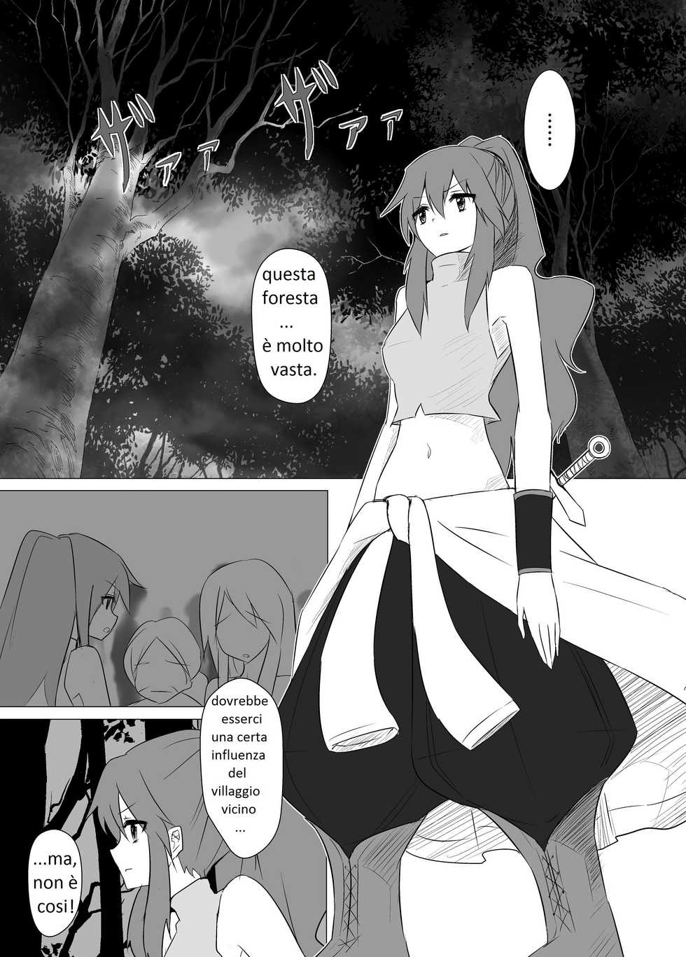 [Intondou (Stealth Moko)] Jingai Lez Rape -Alraune Hen- [Italian] [dragon2991] [Digital] - Page 2