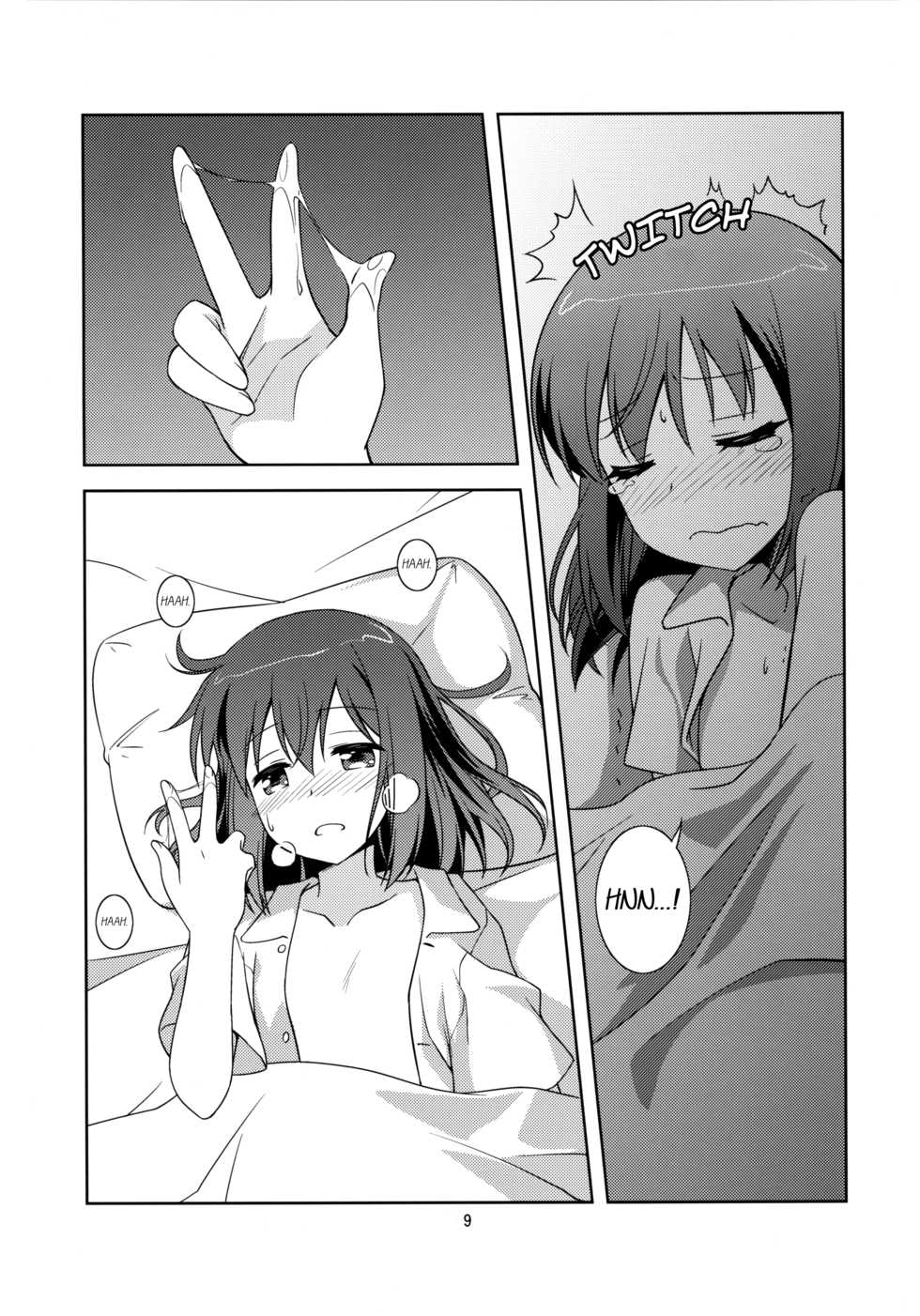 (C89) [Umenomi Gahou (Umekiti)] Moshimo Touka no Nagano Style Taisei ga Nakunattara? | If Touka allows it will the NAGANO-style disappear? (Saki) [English] - Page 9