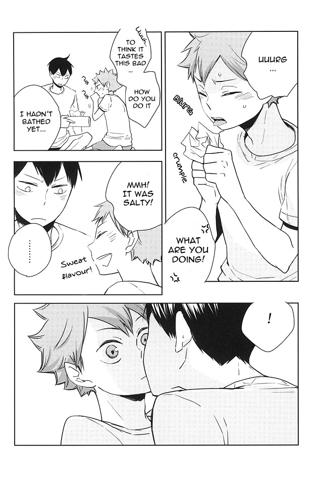 (SUPER24) [elevatordog (Uni Unio)] Omee ga Yokute mo Ore wa Mada dayo | Even if you're okay I'm not (Haikyuu!!) [English] [Procrastination Scans] - Page 13
