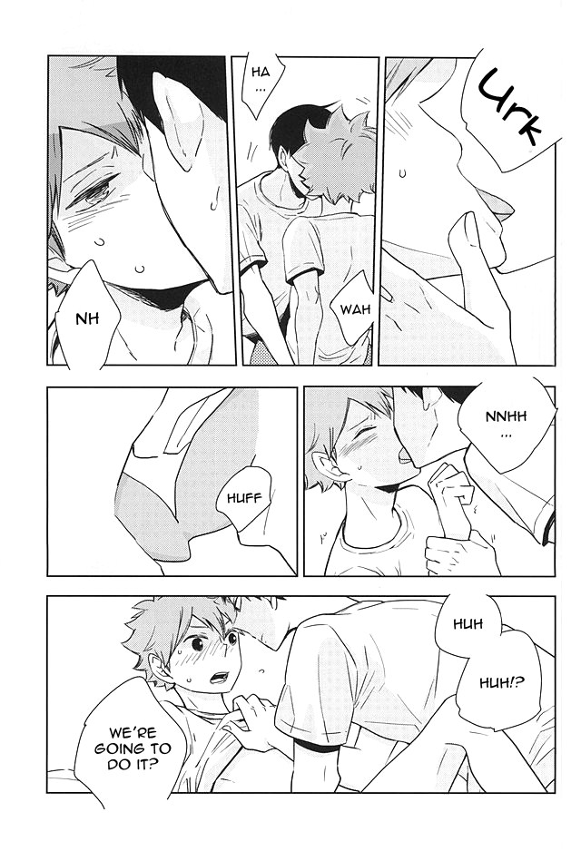 (SUPER24) [elevatordog (Uni Unio)] Omee ga Yokute mo Ore wa Mada dayo | Even if you're okay I'm not (Haikyuu!!) [English] [Procrastination Scans] - Page 14