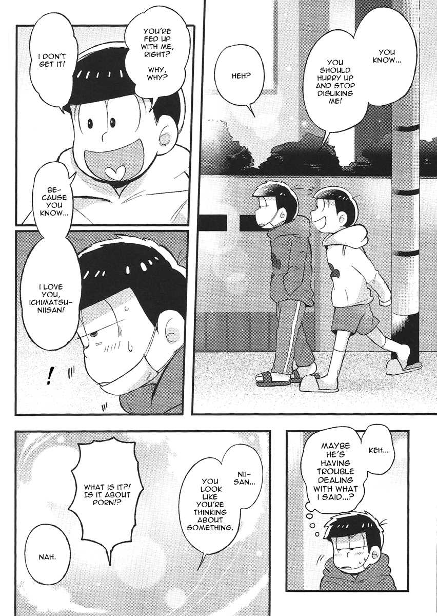 (Kahou wa Nete Matsu) [Momoiro-netsuduki (Kisaki Nana)] Kimi to Suki Doushi (Osomatsu-san) [English] [Rapinii] - Page 28