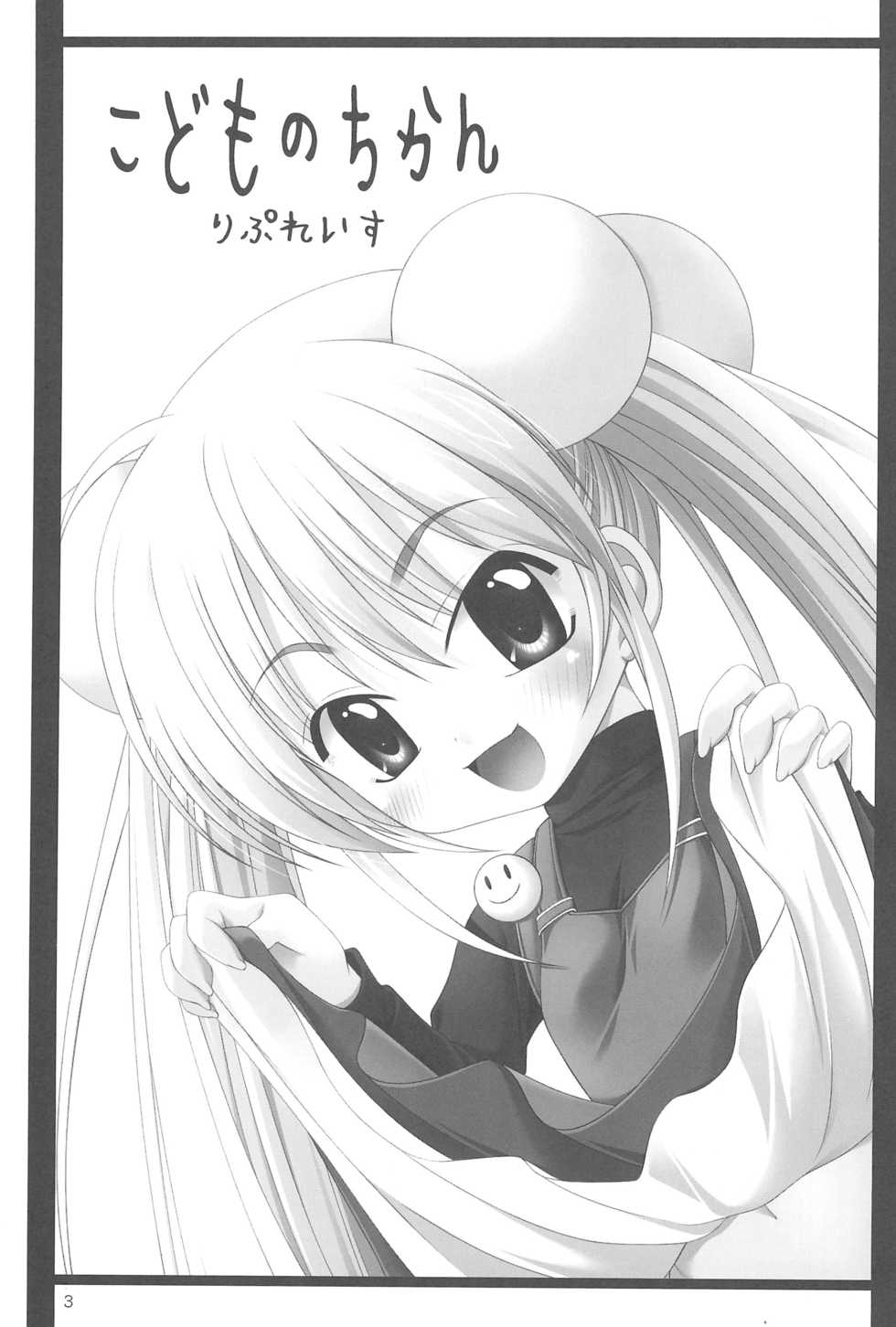 (C73) [Chemi-Story (Natsuhime Yuran)] Kodomo no Chikan Replace (Kodomo no Jikan) - Page 3