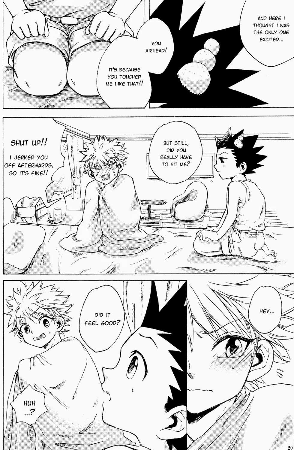 (C86) [BENGALA (Yukio)] Paraiso (Hunter x Hunter) [English] [HXH-Doujinshi] - Page 19
