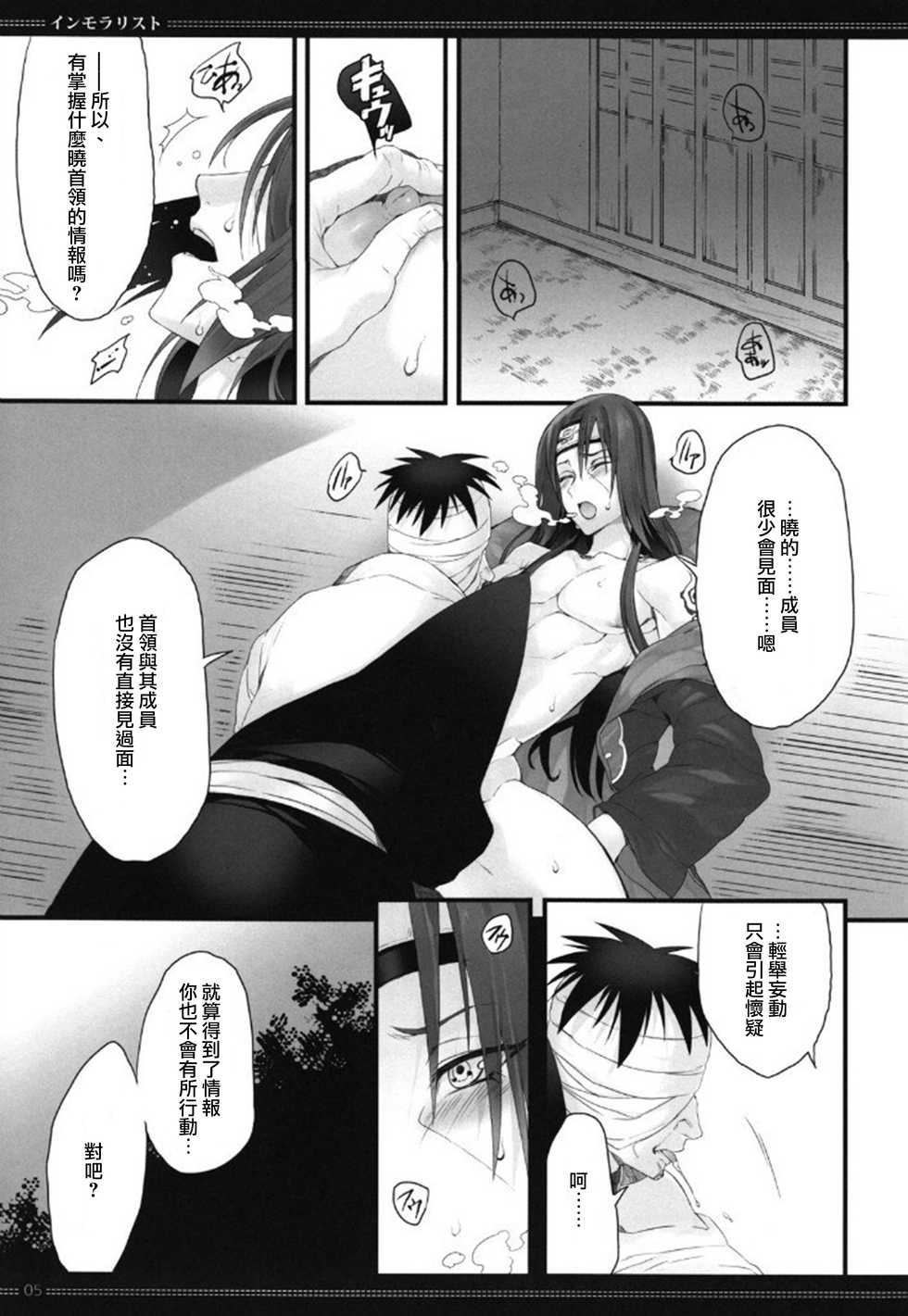 (SPARK6) [Arcon (Meiya)] Immoralist (NARUTO) [Chinese] [沒有漢化] - Page 4