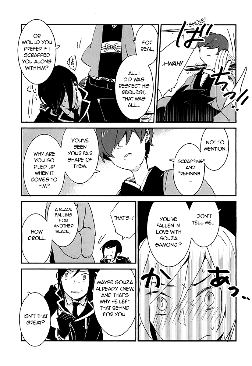 (Hyattou Ryouran ~Kimi no Heart o Shirahadori~) [ASIAN GIRLY (Miyoshi)] Kekkou wa Ame no Asa | A Resolute Action On A Rainy Morning (Touken Ranbu) [English] [Glitzy] - Page 10