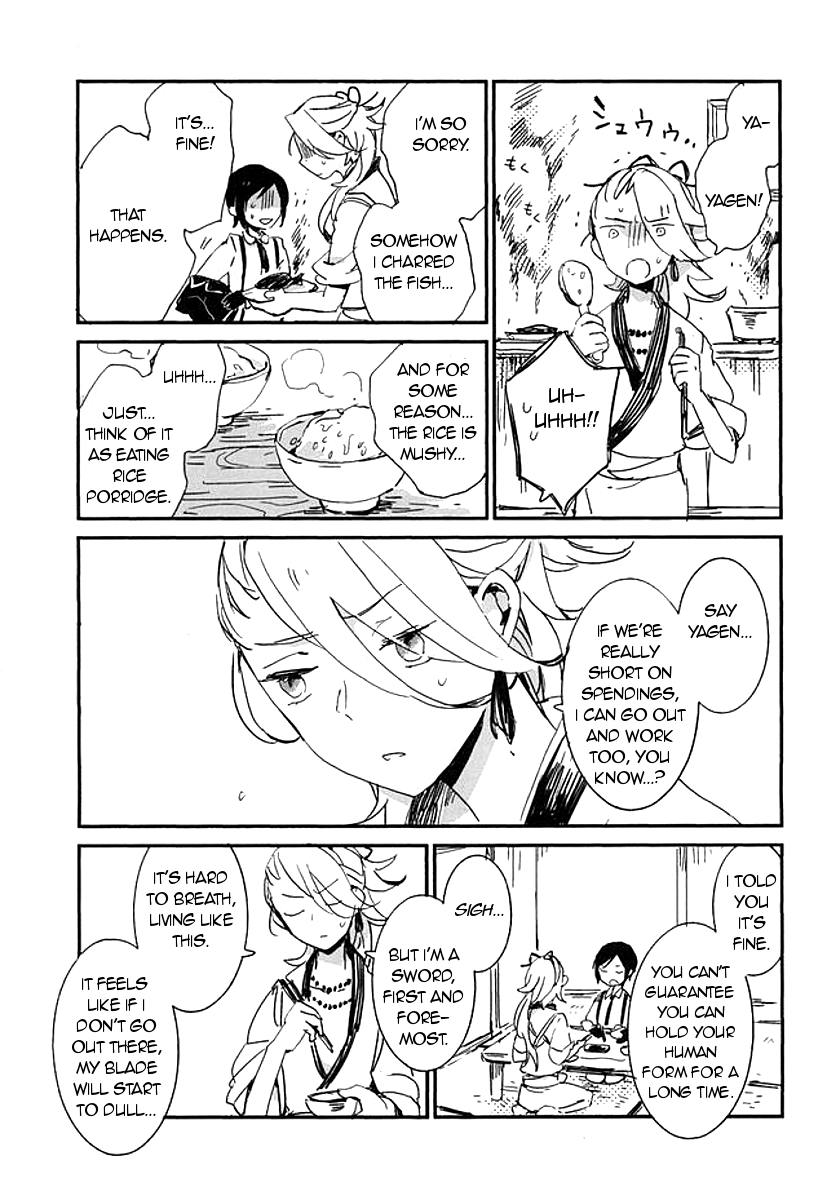 (Hyattou Ryouran ~Kimi no Heart o Shirahadori~) [ASIAN GIRLY (Miyoshi)] Kekkou wa Ame no Asa | A Resolute Action On A Rainy Morning (Touken Ranbu) [English] [Glitzy] - Page 24