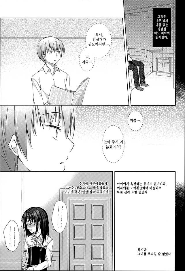 (SC2016 Winter) [Hirahira (Hirari)] Dorei-chan to no Saisho no Hanashi - The first story with silvi (Dorei to no Seikatsu -Teaching Feeling-) [Korean] - Page 4