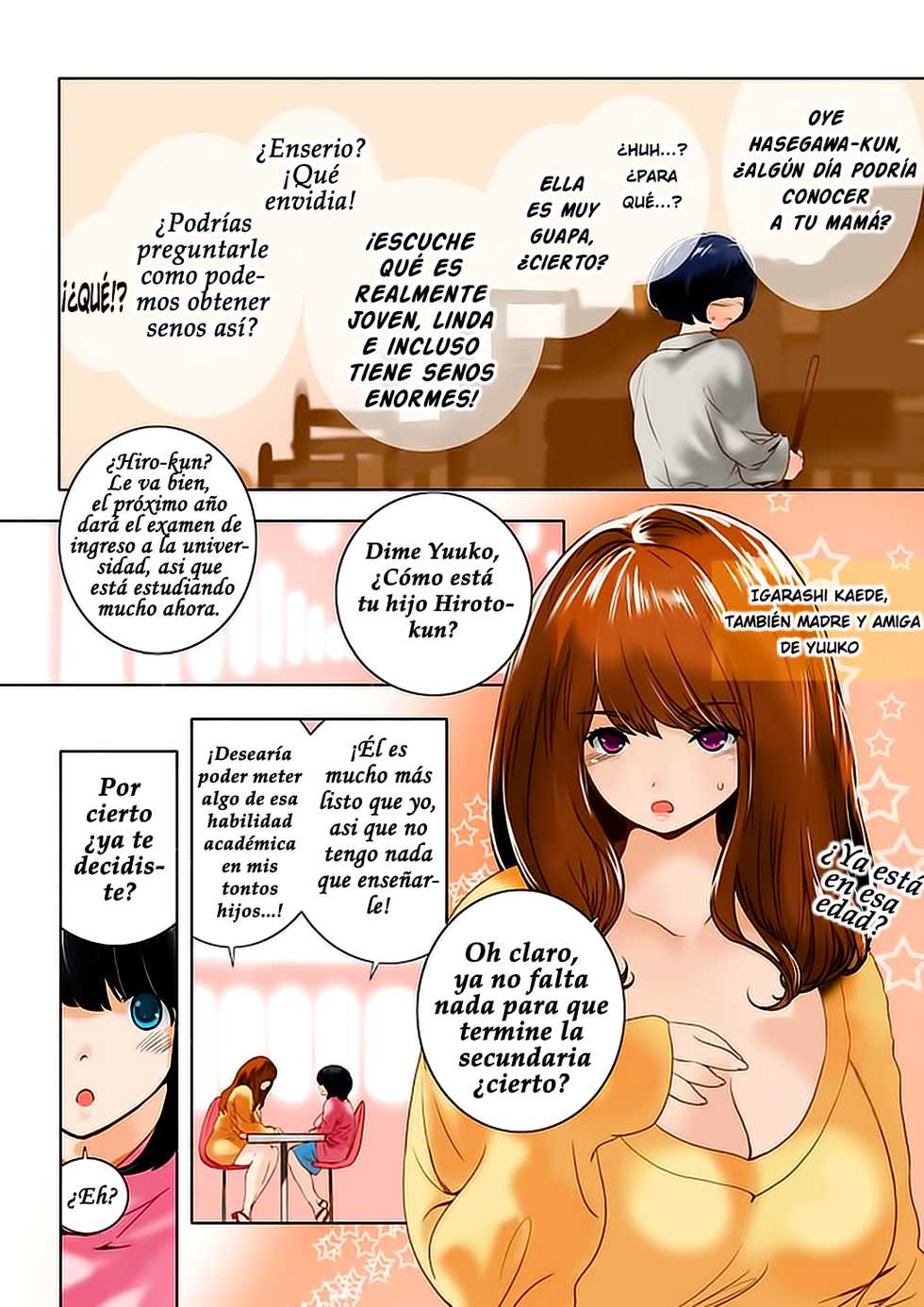 [MilkyBox (Qoopie)] Omamagoto Hasegawa-san chi no Oyakokankei Ichiwame "Haha to Oppai" [Spanish] {XhTianX} - Page 10