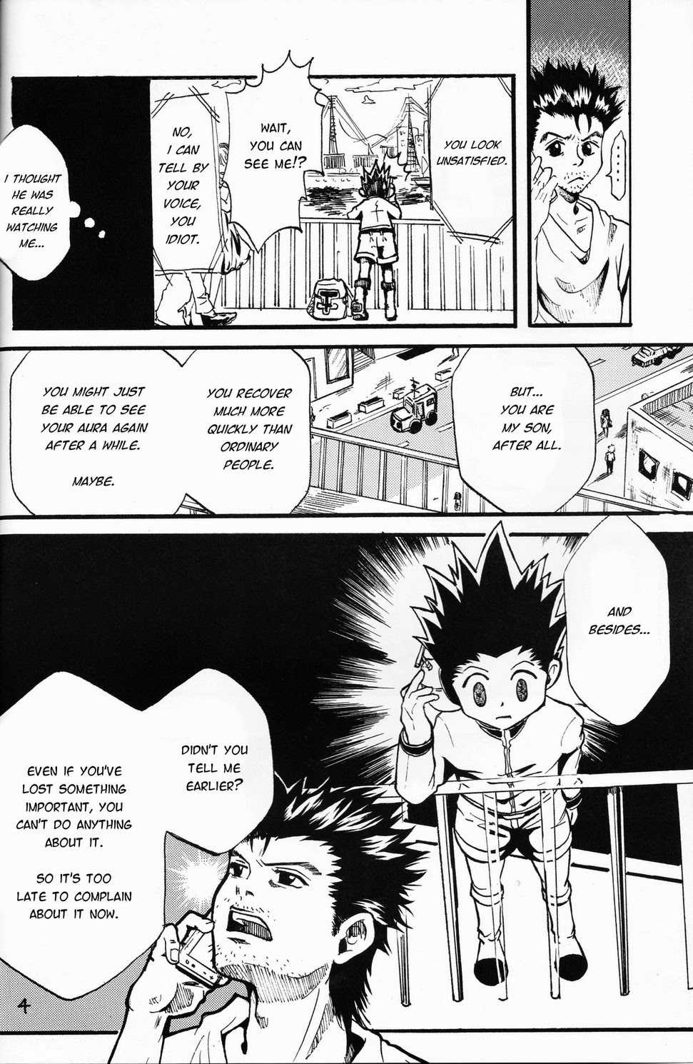 (SPARK9) [Amanojaku. (Sakichi)] Kimi, Omoi | Thinking of You (Hunter x Hunter) [English] [HXH-Doujinshilivejournal] - Page 4