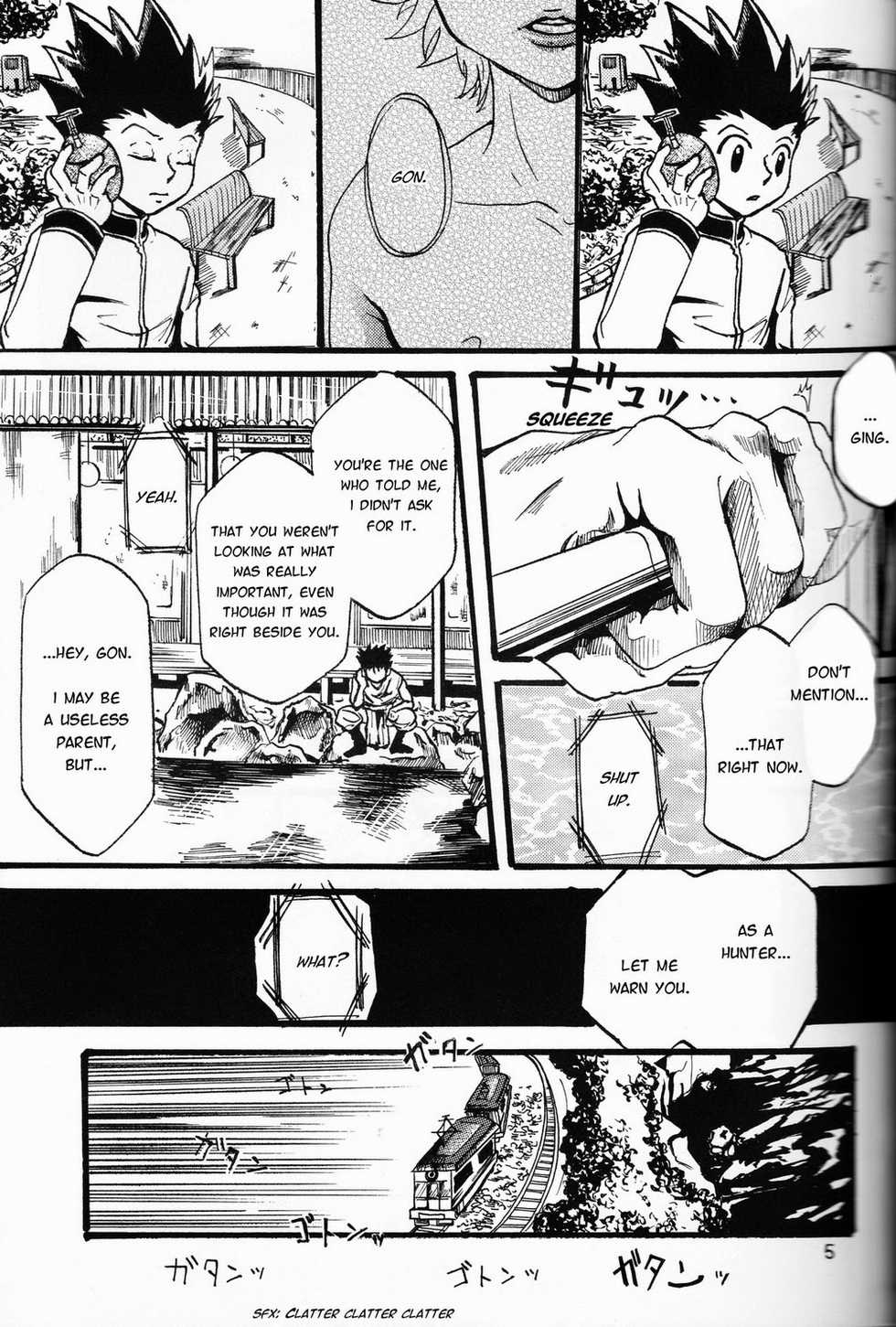 (SPARK9) [Amanojaku. (Sakichi)] Kimi, Omoi | Thinking of You (Hunter x Hunter) [English] [HXH-Doujinshilivejournal] - Page 5
