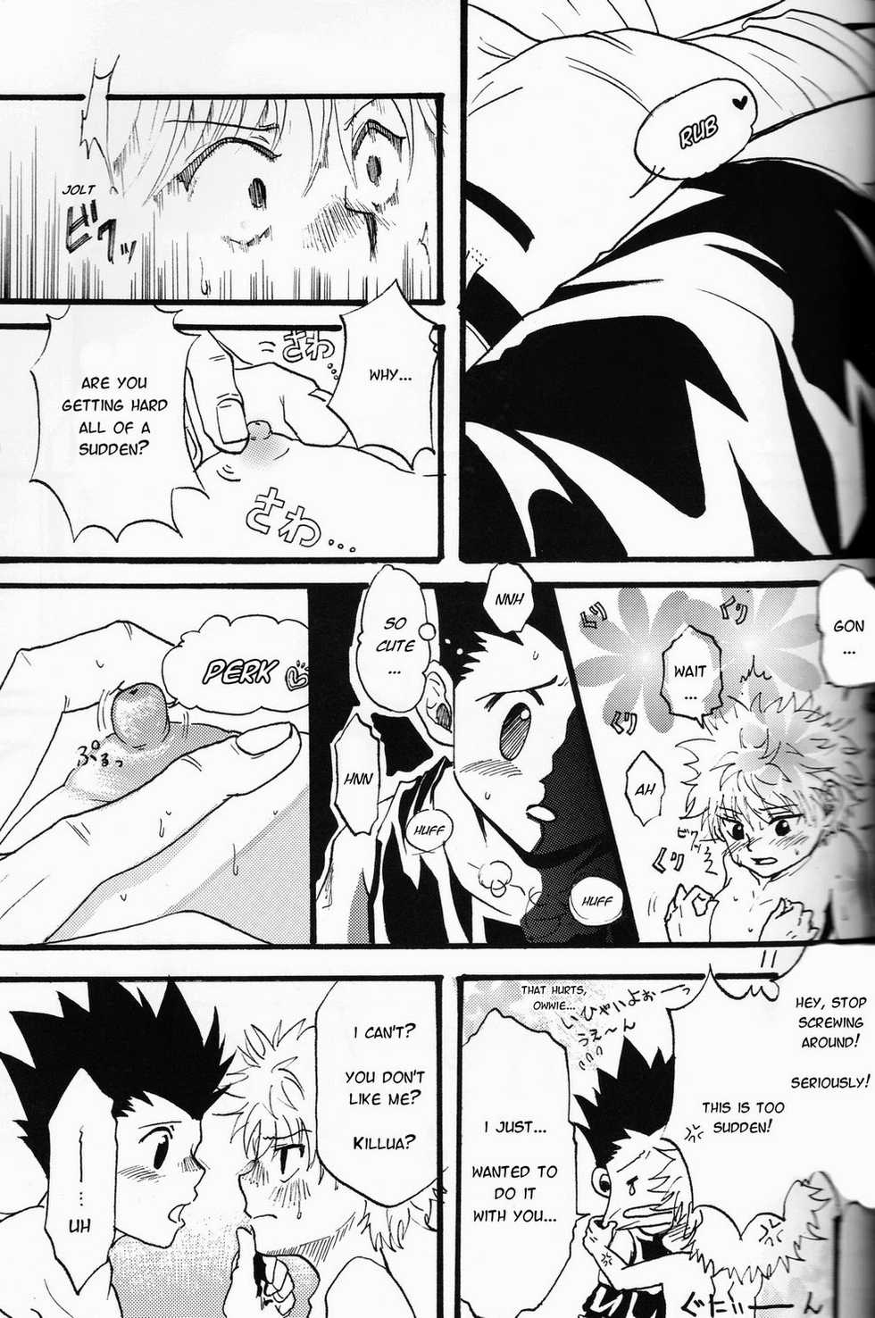 (SPARK9) [Amanojaku. (Sakichi)] Kimi, Omoi | Thinking of You (Hunter x Hunter) [English] [HXH-Doujinshilivejournal] - Page 11