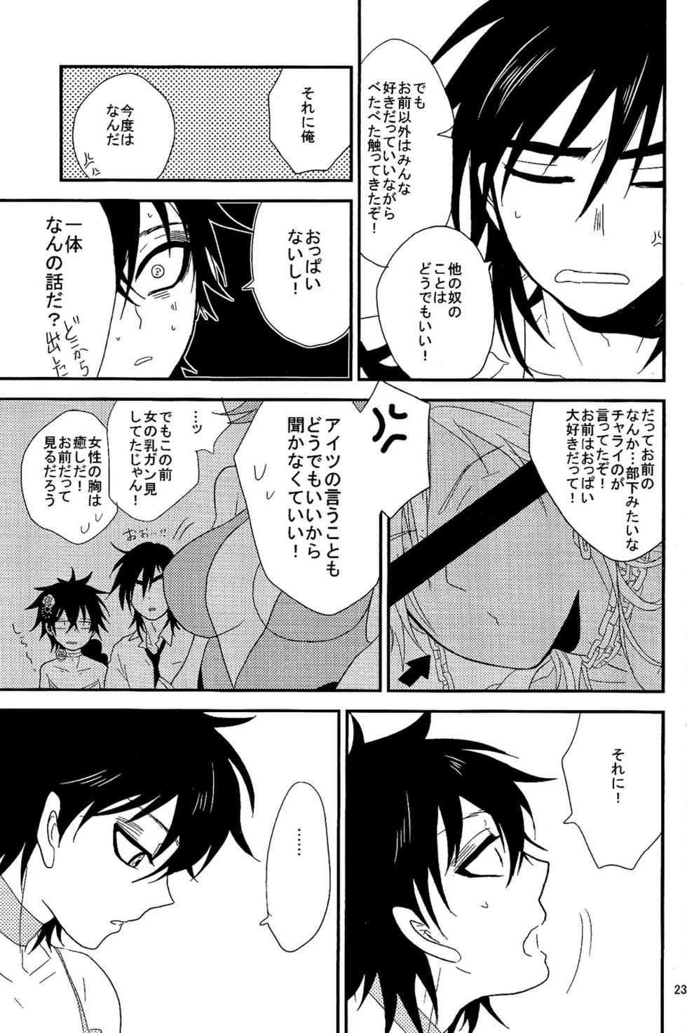 (SPARK6) [Namae wa Mada Nai. (Non)] SELFISH! (Magi: The Labyrinth of Magic) - Page 22