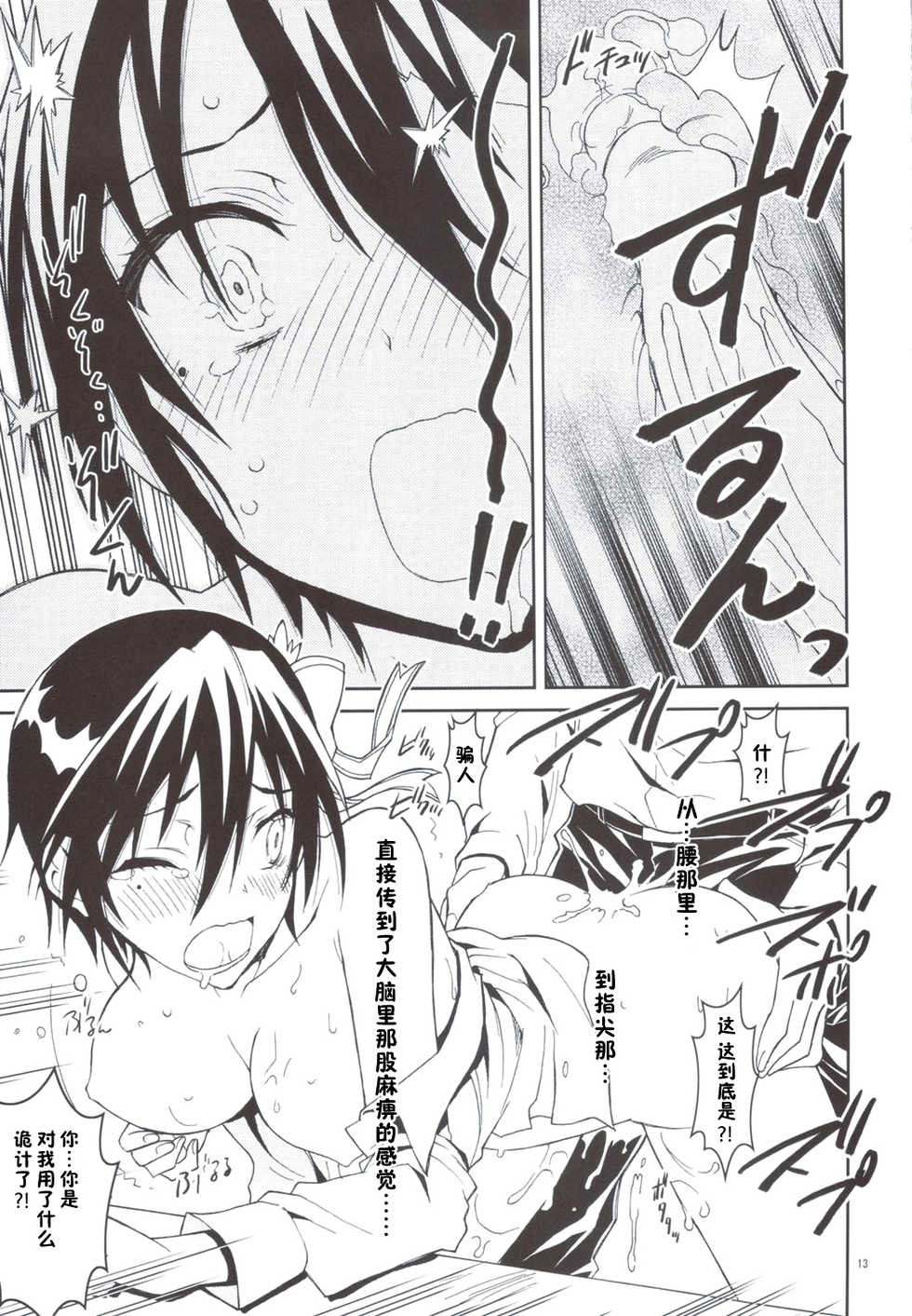 (C83) [Project Harakiri (Kaishaku)] Nisenisekoi (Nisekoi) [Chinese] [佳奈助汉化组] - Page 12