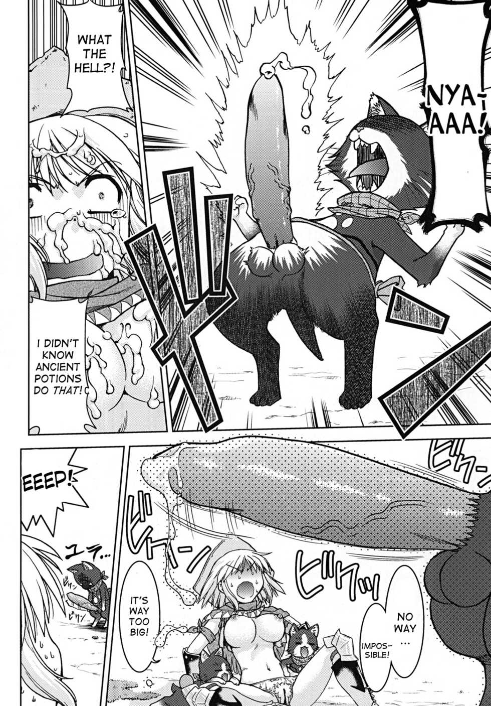 (C81) [Banana Saruen (Shimamoto Harumi)] Bouken Shimasho! 2 MONSTER HUNTER PORTABLE side (Monster Hunter) [English] [desudesu] - Page 25