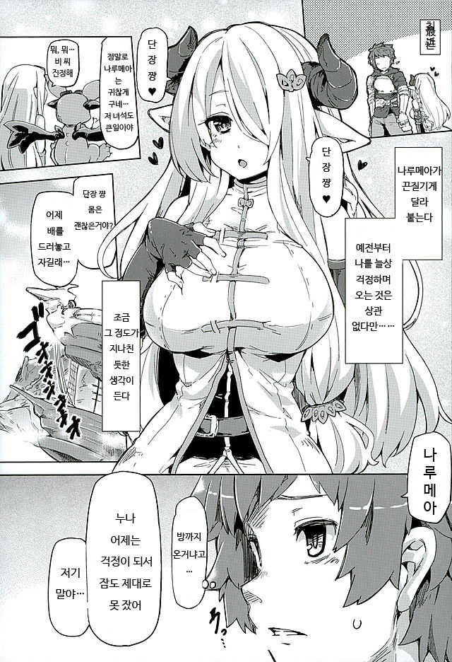 (C89) [Arysuivery (Ayakase Chiyoko, Ayakase Riberi)] Danchou-chan Danchou-chan | 단장짱 단장짱 (Granblue Fantasy) [Korean] - Page 4