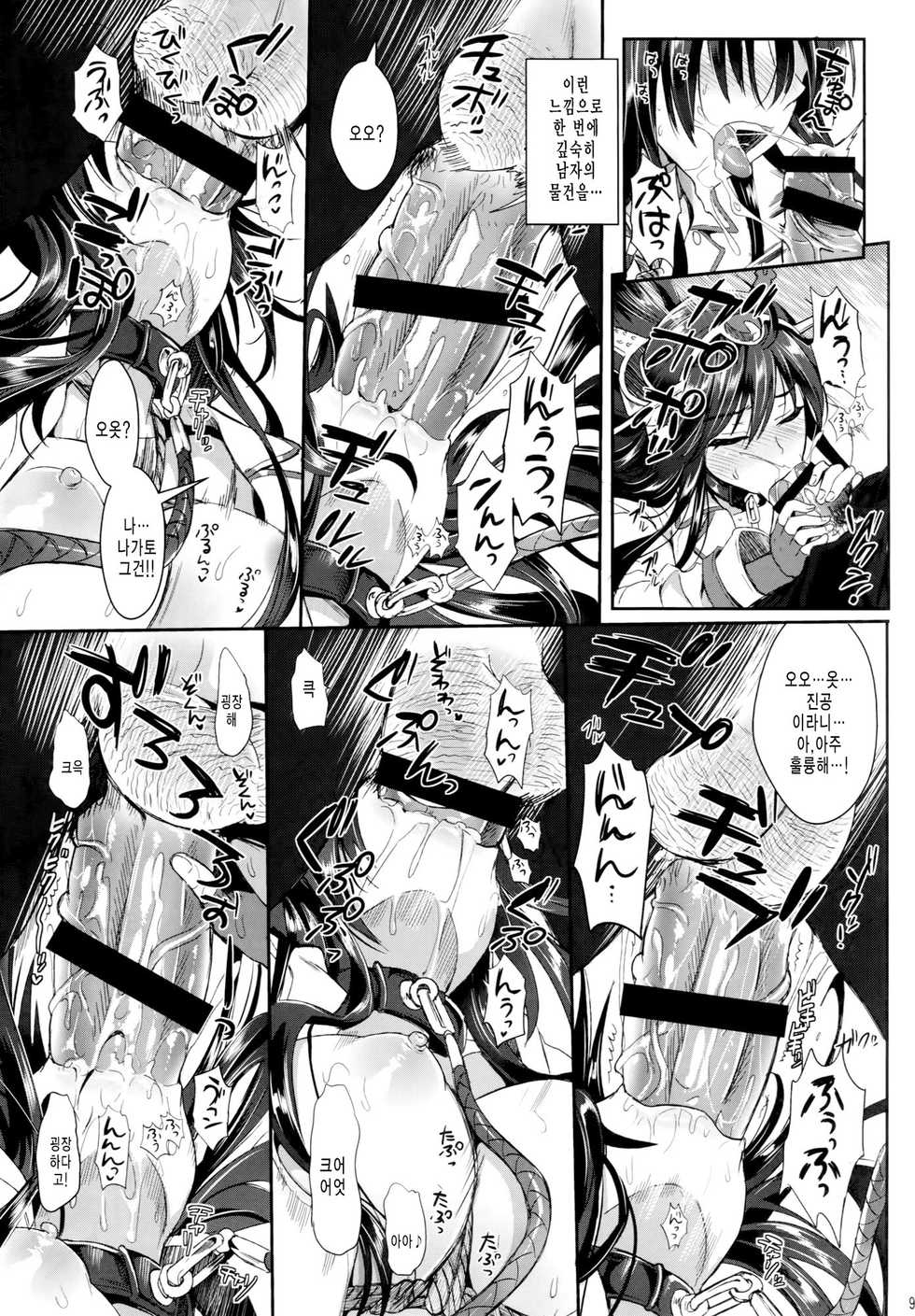 (C87) [YURIRU-RARIKA (Kojima Saya, Lazu)] Senkan Nagato to Hentai Teitoku (Sono Ni) (Kantai Collection -KanColle-) [Korean] [미쿠다요] - Page 8