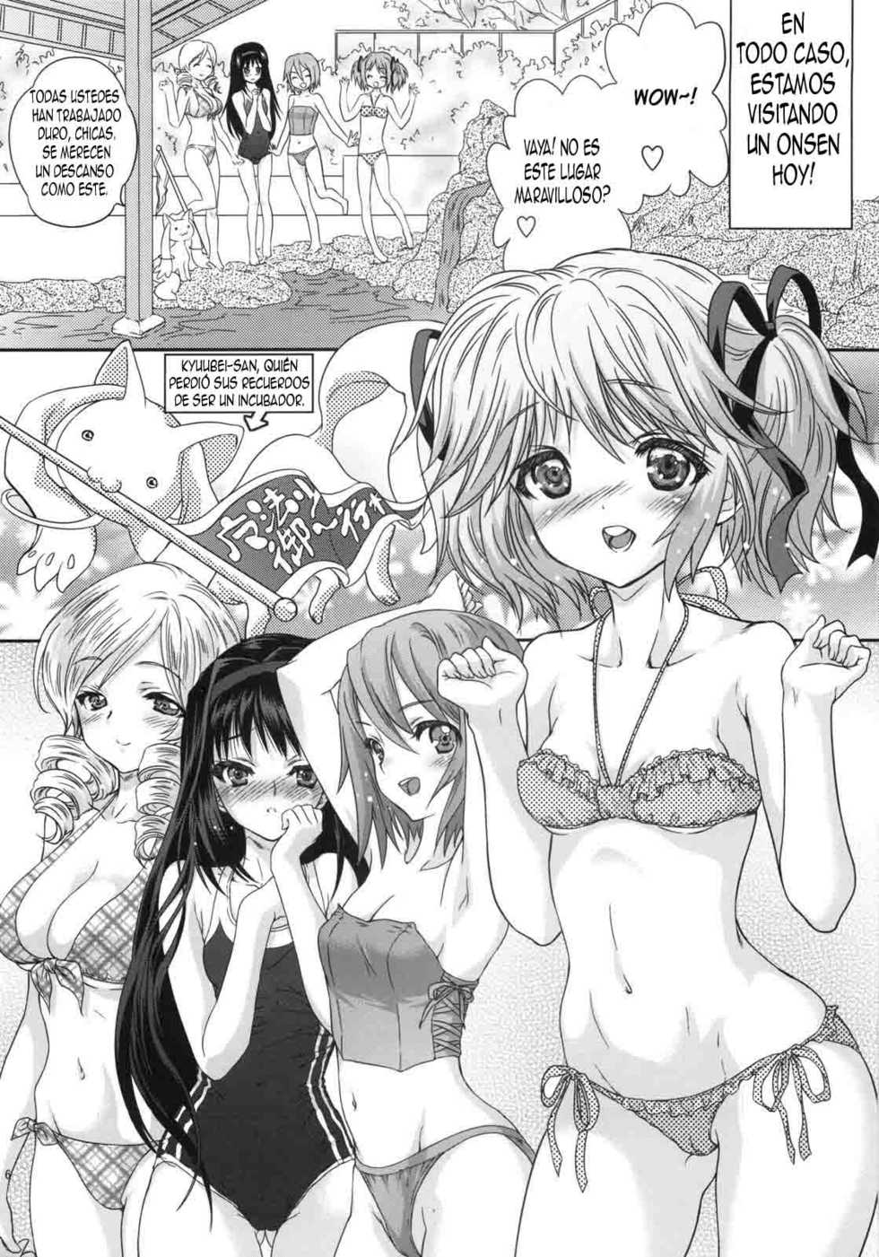 (COMIC1☆5) [Shoujo Gesshoku (Shimao Kazu)] LOVE CONNECT (Puella Magi Madoka☆Magica) [Spanish] [Futanari Freaks] - Page 6