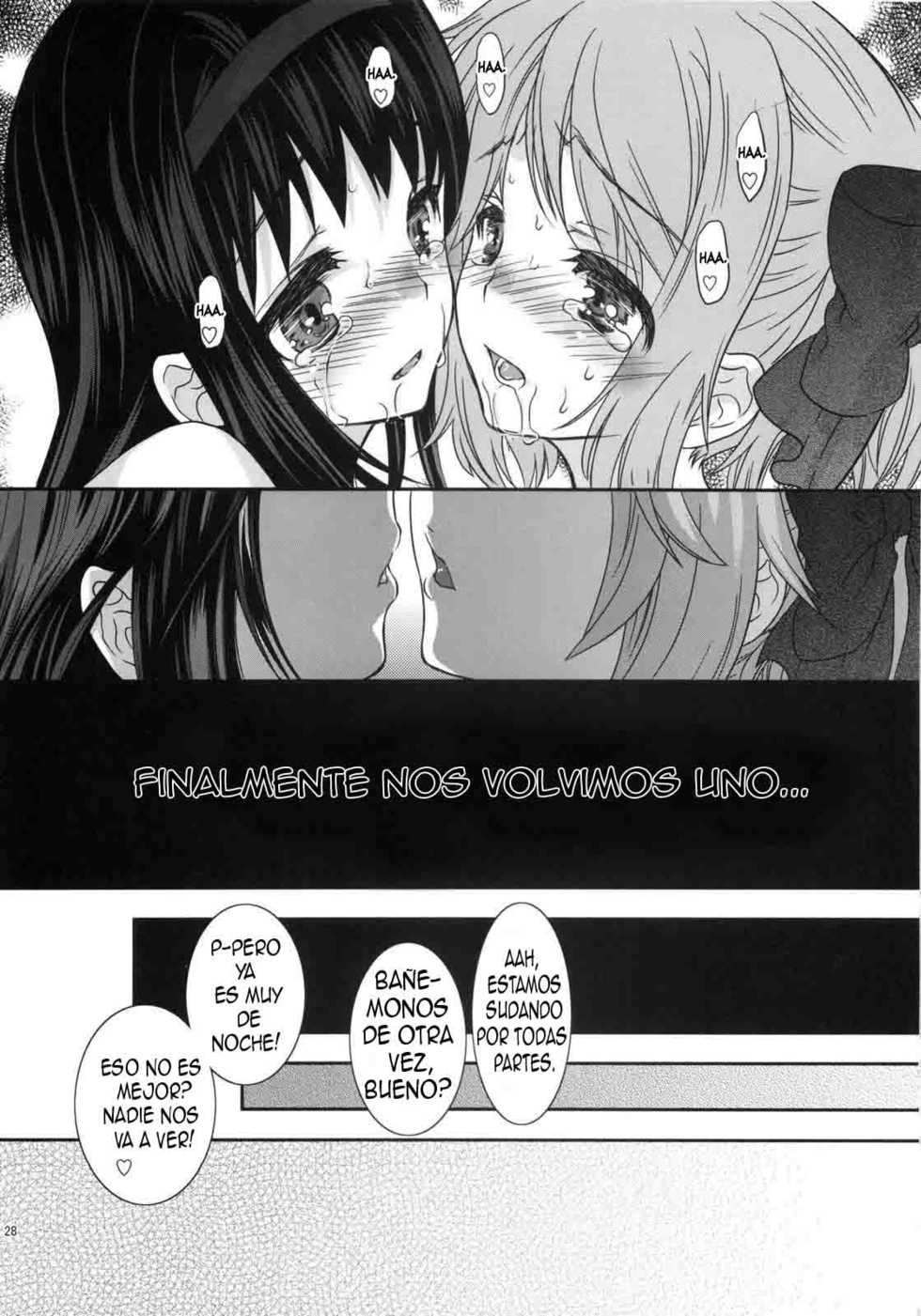 (COMIC1☆5) [Shoujo Gesshoku (Shimao Kazu)] LOVE CONNECT (Puella Magi Madoka☆Magica) [Spanish] [Futanari Freaks] - Page 28