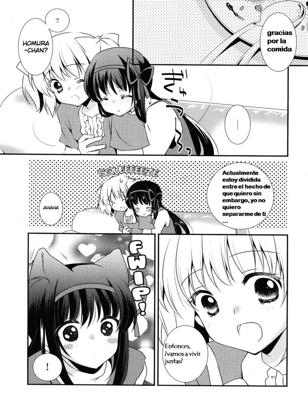 (C81) [Fukuya (Tama II)] Nee, Anata no Koto ga Daisuki nano | Te Amo Tanto (Puella Magi Madoka Magica) [Spanish] - Page 12