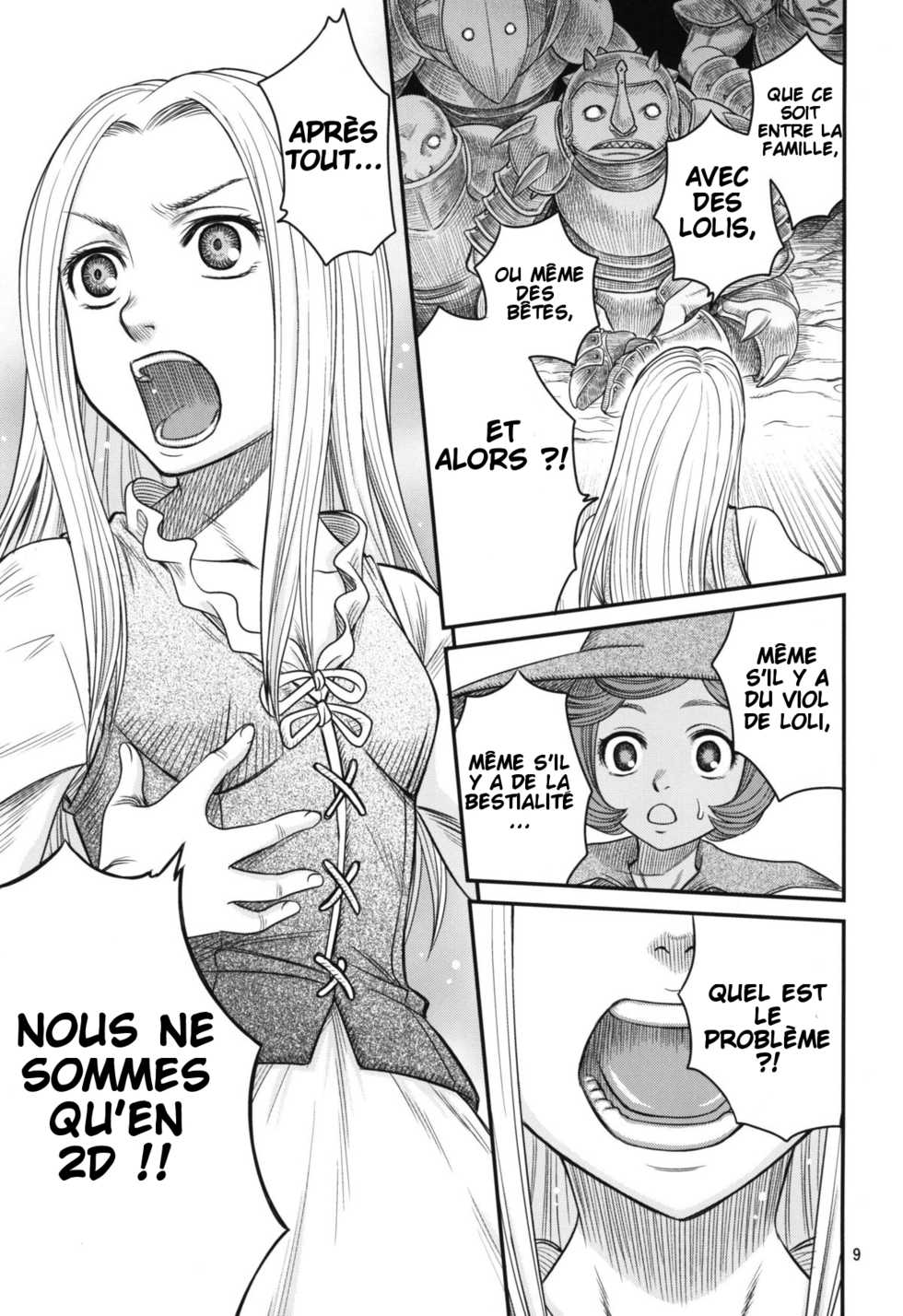 (C80) [Studio Tar (Kyouichirou)] Kuru Kuru Sonia!! (Berserk) [French] - Page 9