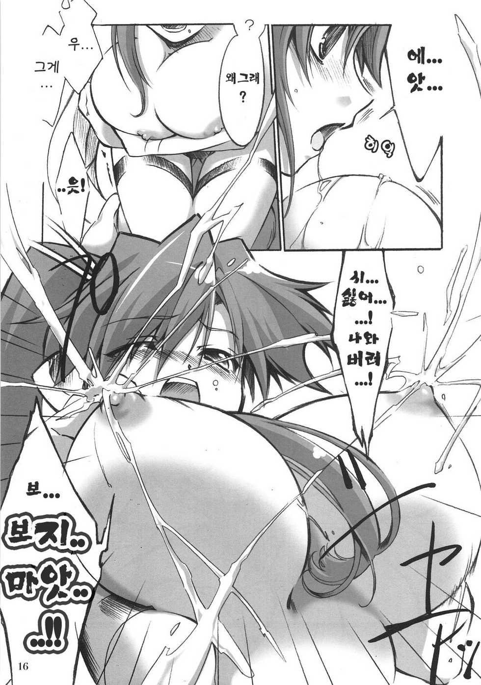 (C73) [Sakura Zousui (Narumi Suzune)] Yoko no Chichi wo Momishidaku Hon | 요코의 가슴을 짓주무르다 本 (Tengen Toppa Gurren Lagann) [Korean] [Project H] - Page 16