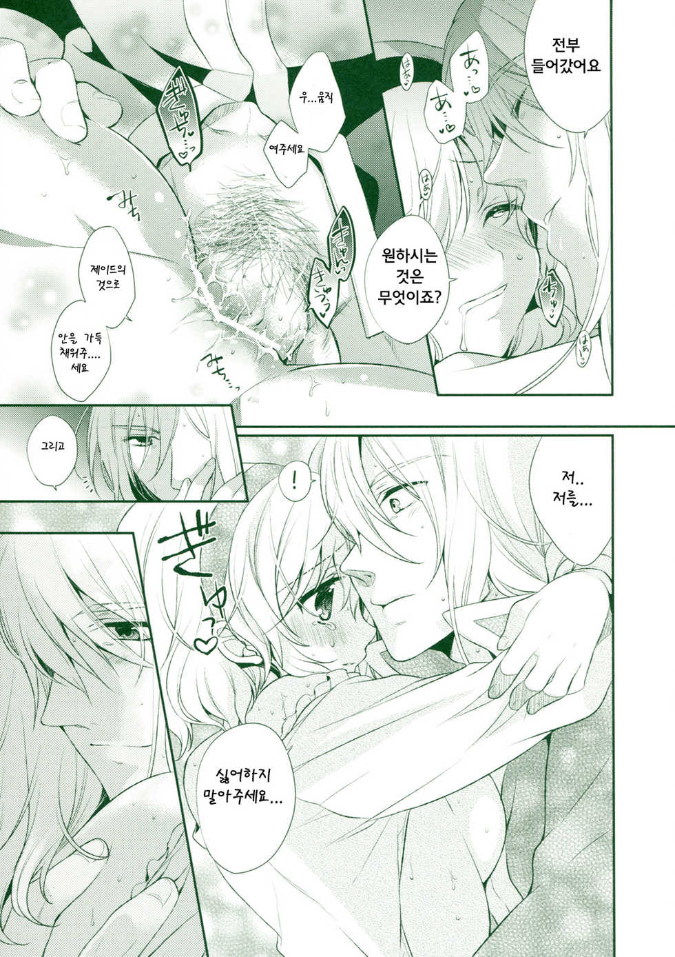 (C80) [Shinsen Gokuraku (Shuragyoku Mami)] Tropical Rainy (Tales of the Abyss) [Korean] [Team Arcana] - Page 31