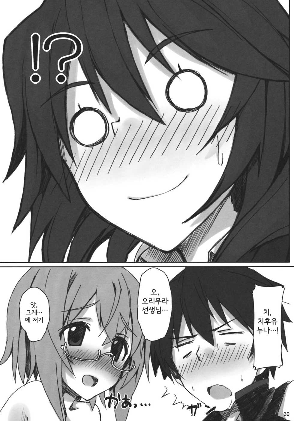 (C80) [Atsuya Kougyou (Kaisen Chuui)] YIH (IS <Infinite Stratos>) [Korean] [Team Arcana] - Page 29