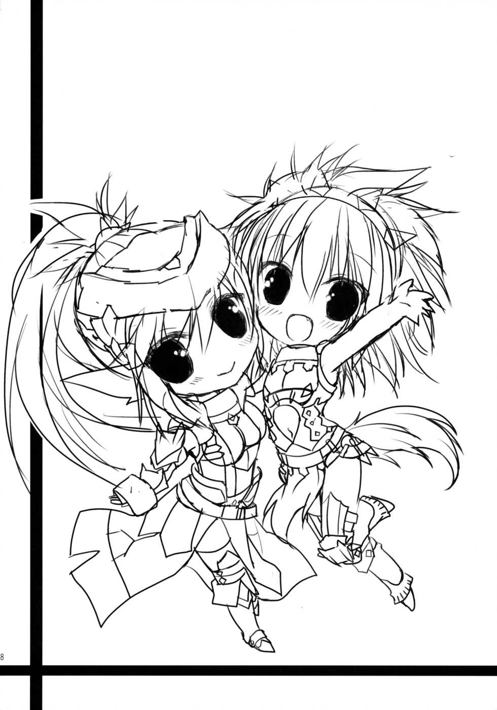 (C86) [Ryuknigthia (Kiduki Erika)] Hunterkko Memories 2 (Monster Hunter) - Page 27
