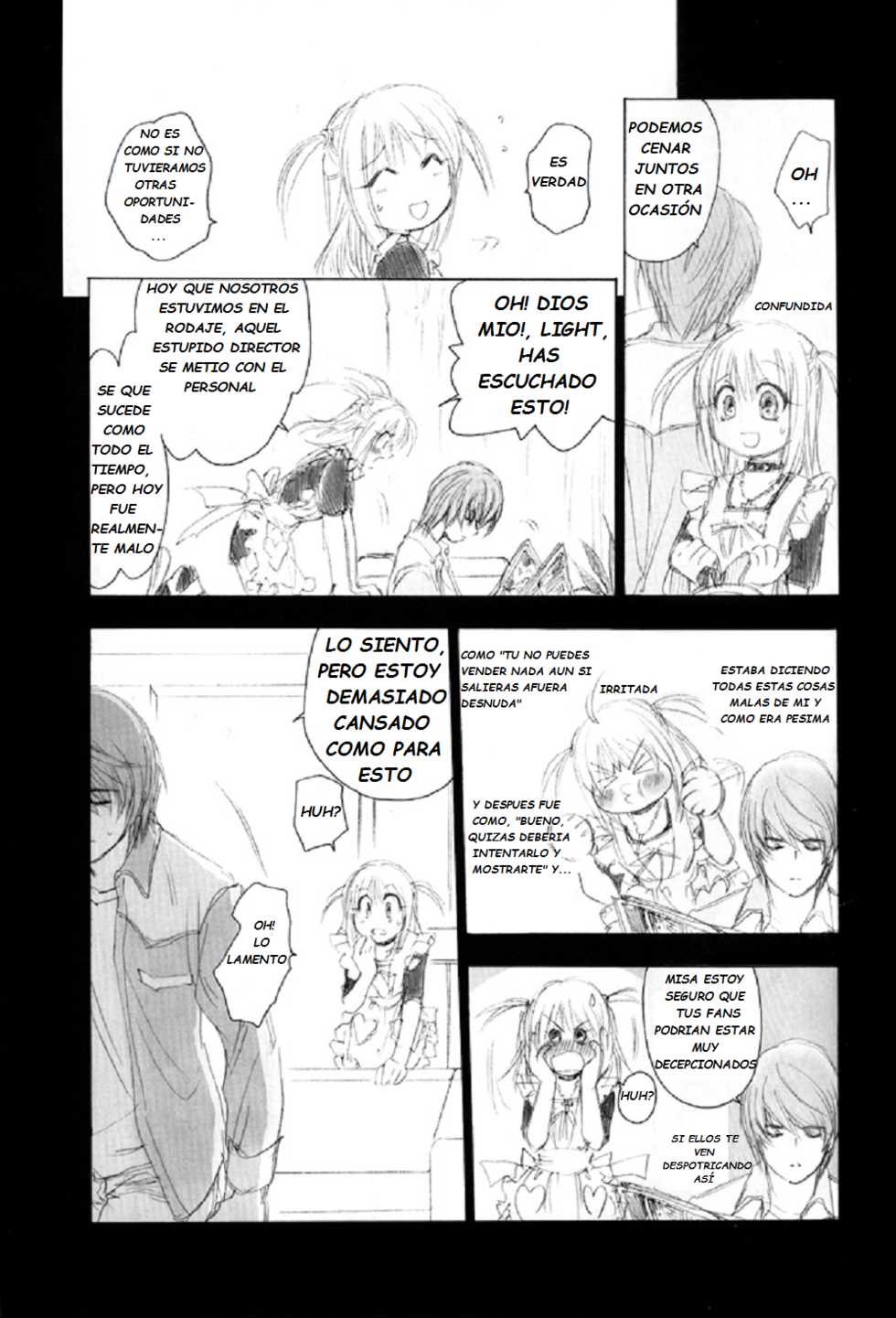 (CR37) [Yamaguchirou (Yamaguchi Shinji)] MISA MISSA (Death Note) [Spanish] [Black Zero] - Page 10