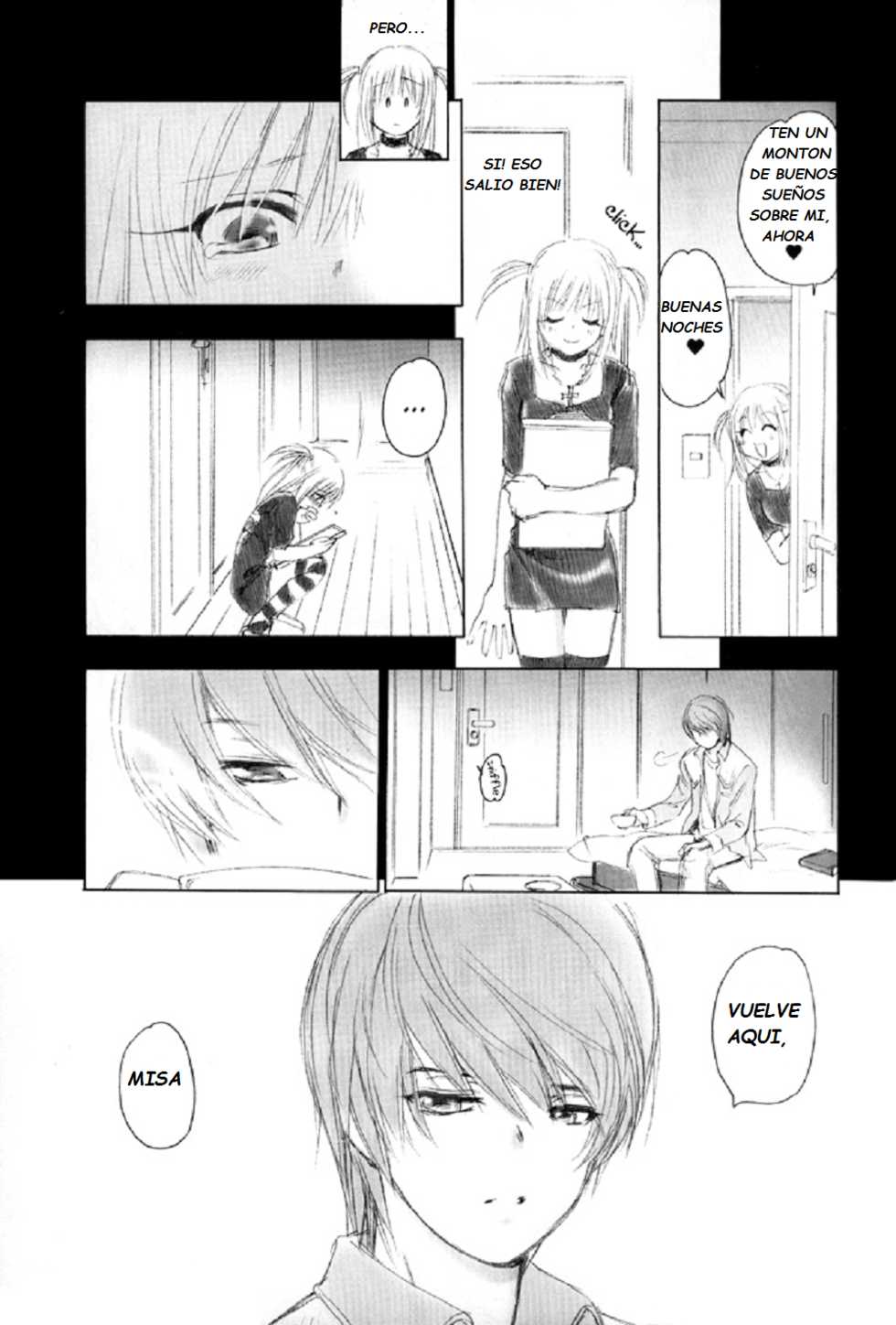 (CR37) [Yamaguchirou (Yamaguchi Shinji)] MISA MISSA (Death Note) [Spanish] [Black Zero] - Page 12