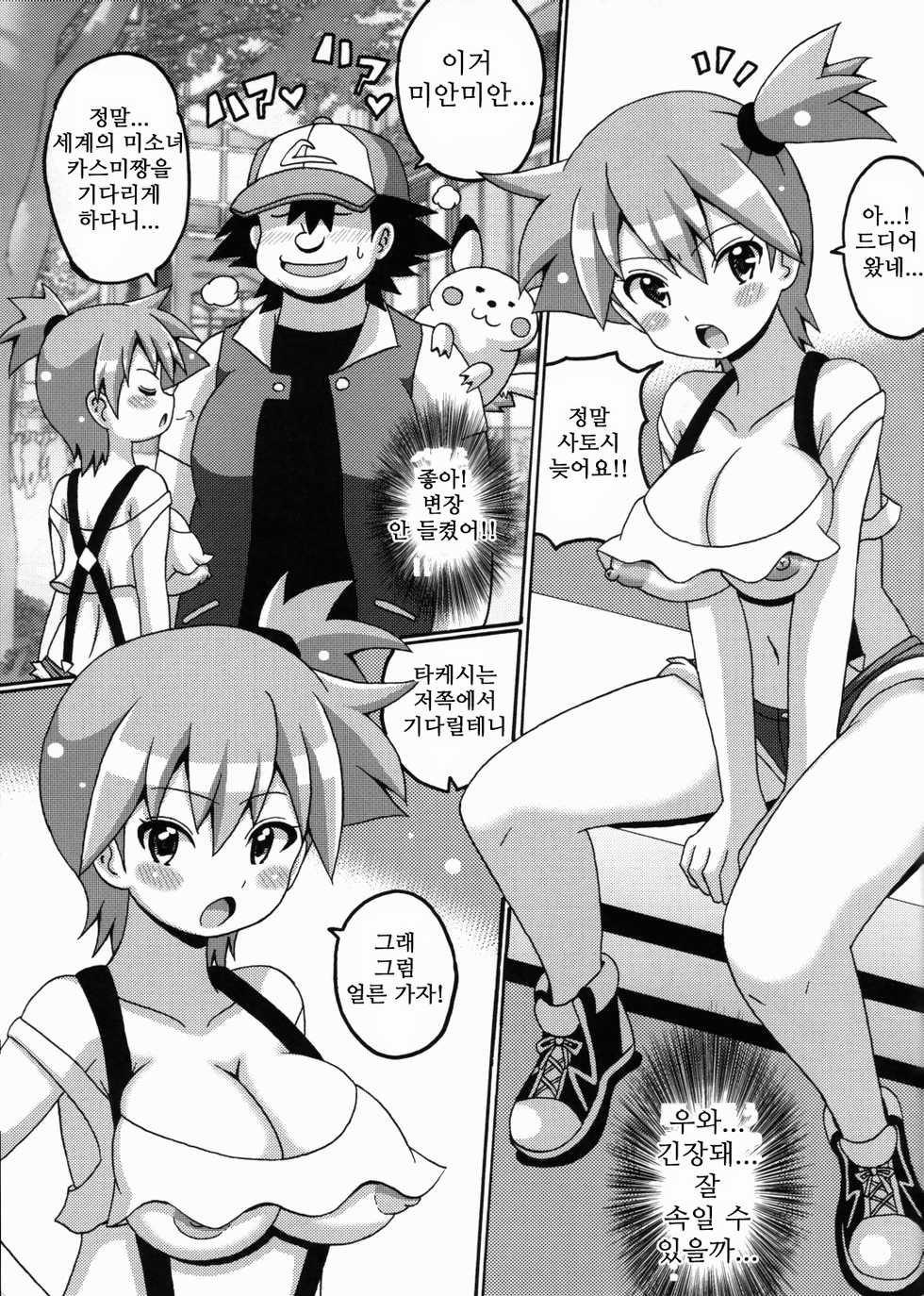 (C82) [Haguruman (Koutarosu)] Kasumi to Mei no Hon | 카스미와 메이의 책 (Pokémon) [Korean] [KYR] - Page 3