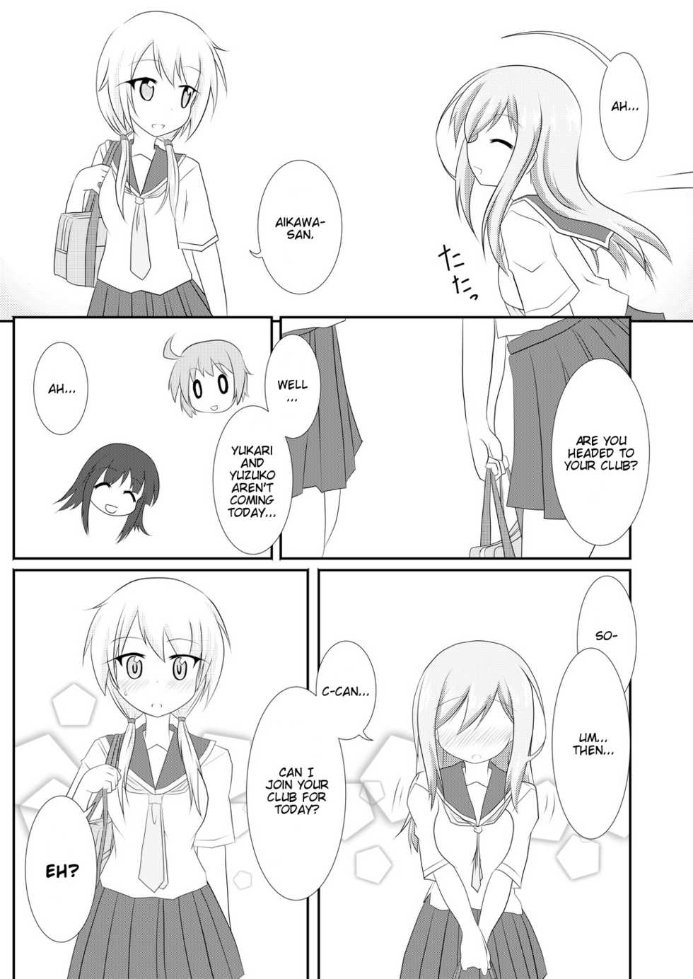 [Hiyoubeya (Hiyou)] Yui x Ai (Yuyushiki) [English] [Fellowship of Freelancers] [Digital] - Page 4