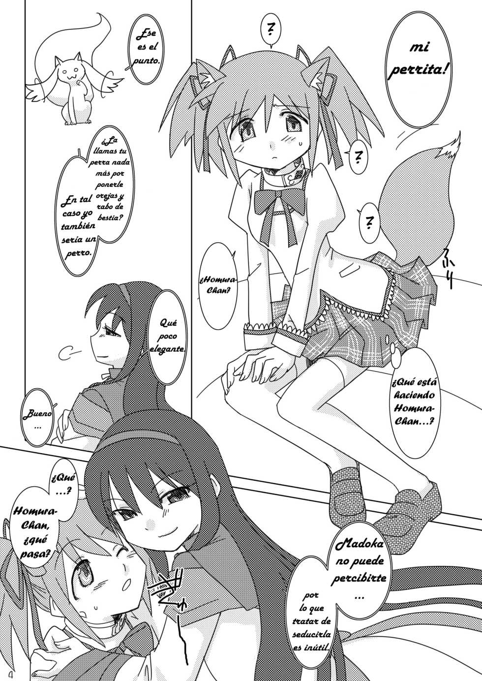 (C80) [Purin House (Nakai Kana)] Shoujo Ijou Majo Miman (Puella Magi Madoka Magica) [Spanish] [Love Makko Suki] - Page 5