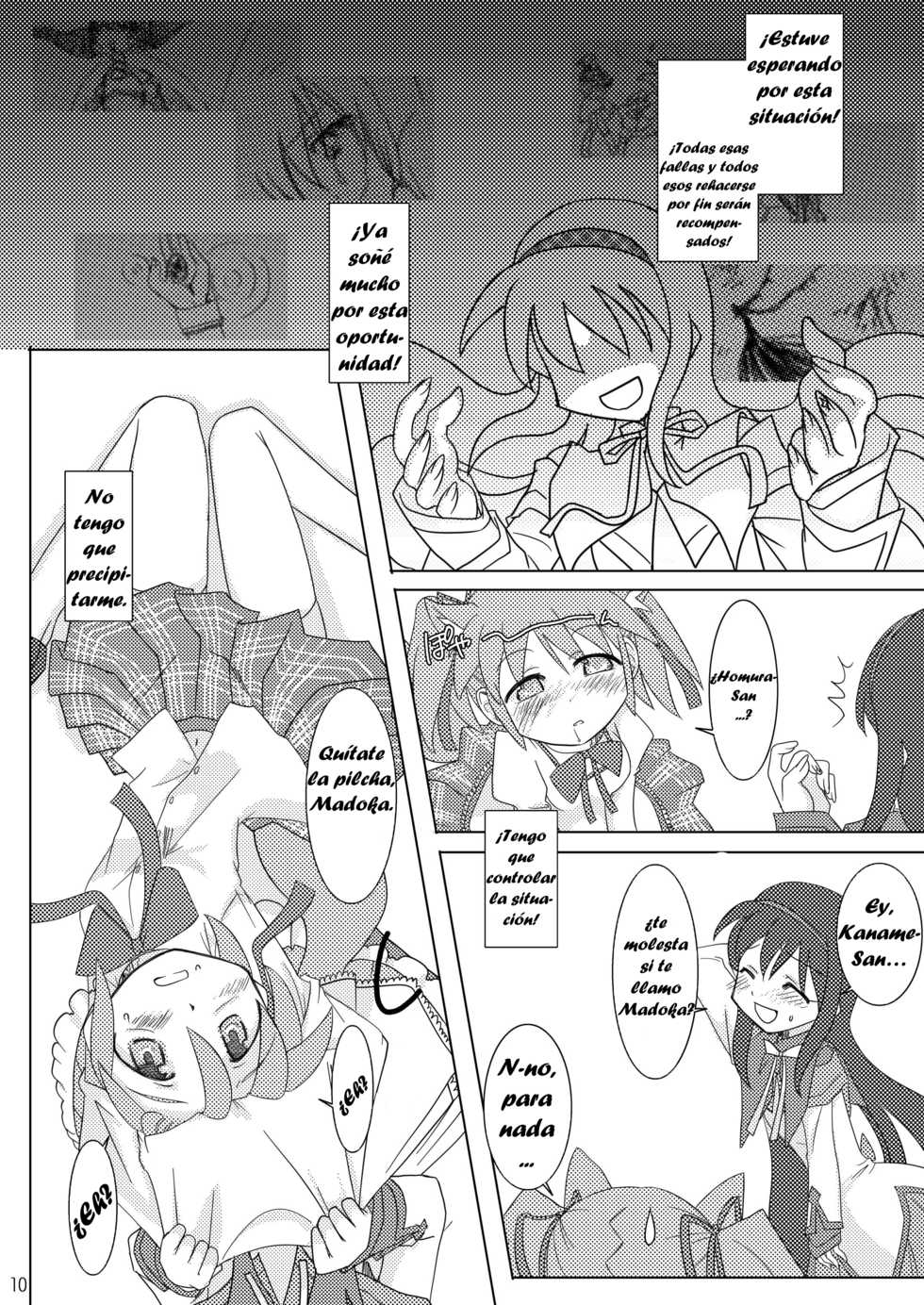 (C80) [Purin House (Nakai Kana)] Shoujo Ijou Majo Miman (Puella Magi Madoka Magica) [Spanish] [Love Makko Suki] - Page 11