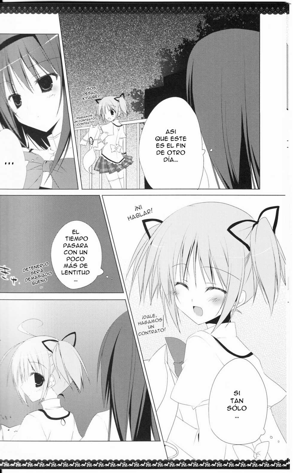 (C80) [NECOTOXIN (Inugami Kira)] Sous la Priere (Puella Magi Madoka☆Magica) [Spanish] [Biblioteca Hentai + Love Makko Suki] - Page 7