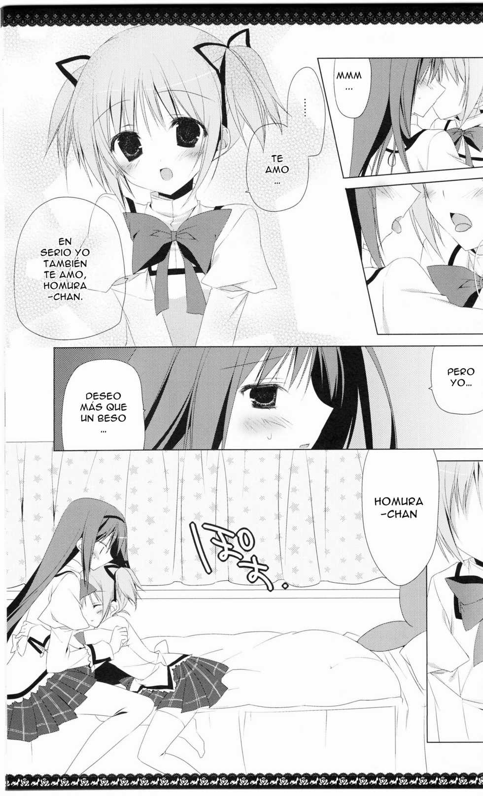 (C80) [NECOTOXIN (Inugami Kira)] Sous la Priere (Puella Magi Madoka☆Magica) [Spanish] [Biblioteca Hentai + Love Makko Suki] - Page 12